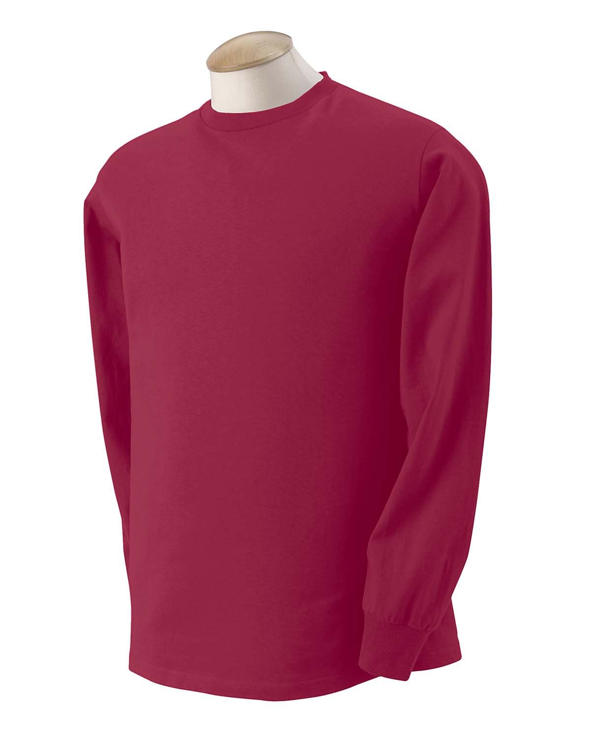 10 Pack Of Fruit of the Loom 4930 Adult HD Cotton T Shirt Long Sleeve T-Shirt - Picture 23 of 39