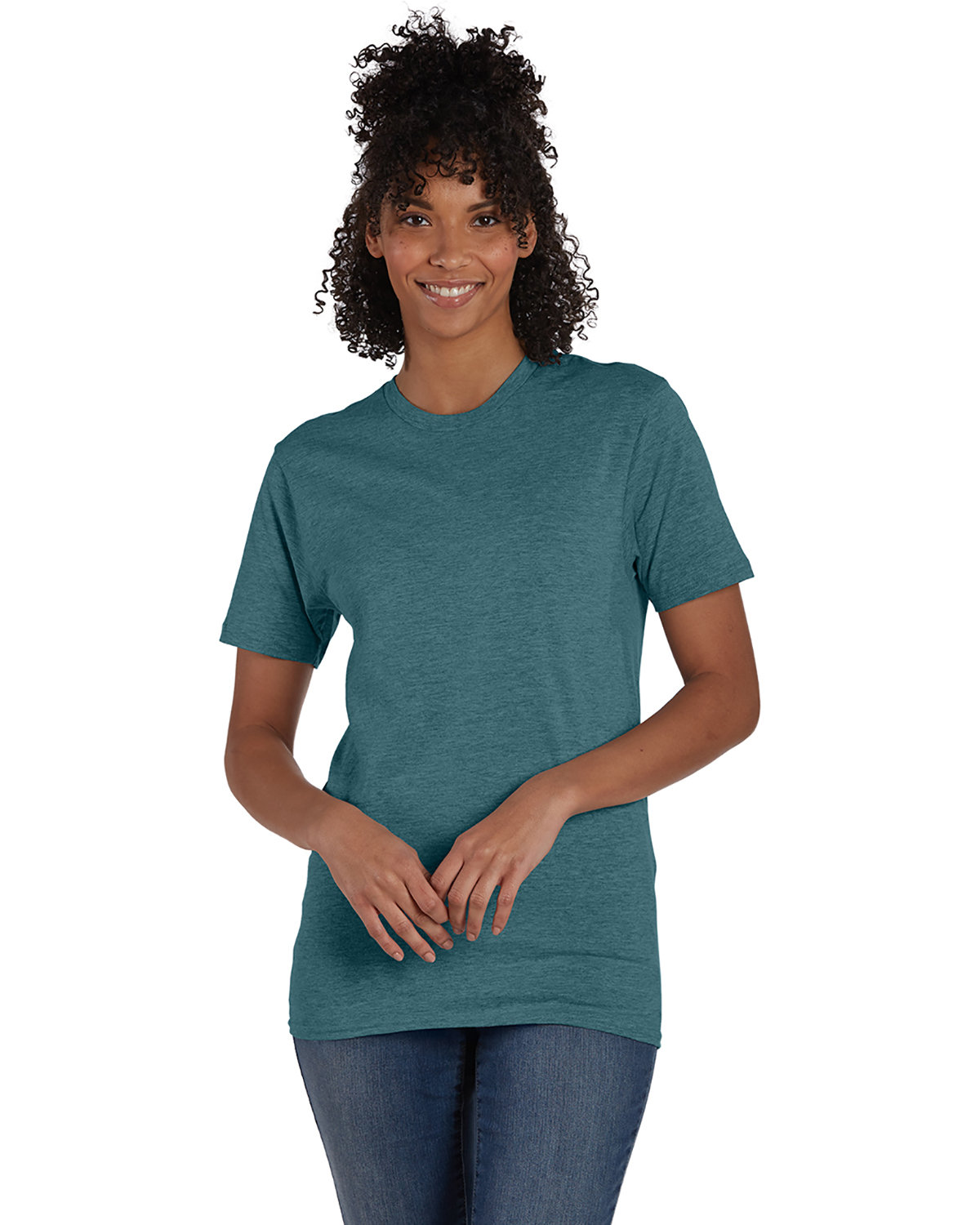 3 Pack Of Hanes 4980 Unisex Short Sleeve Lightweight Perfect-T Stylish T-Shirt - Picture 8 of 53