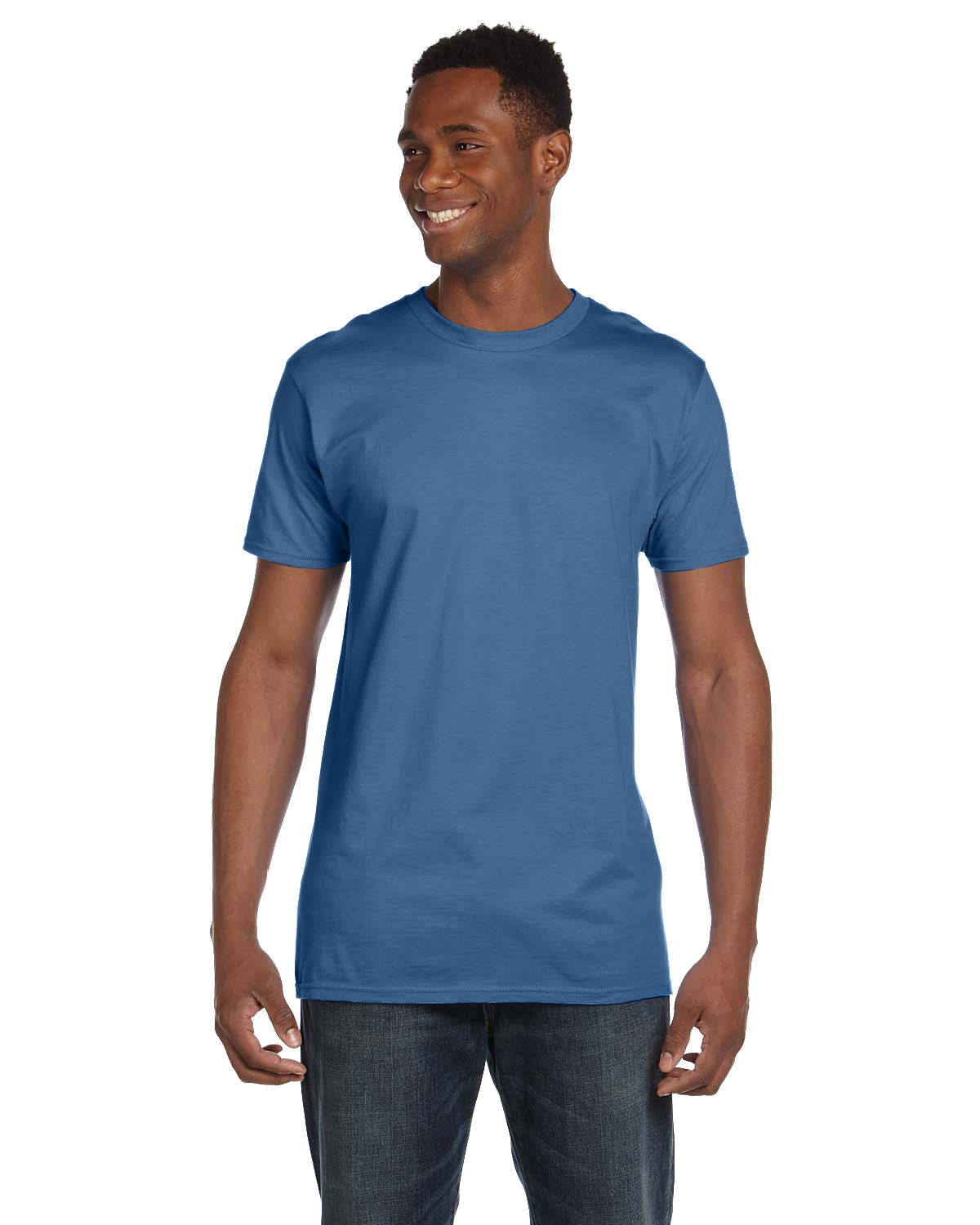 3 Pack Of Hanes 4980 Unisex Short Sleeve Lightweight Perfect-T Stylish T-Shirt - Picture 20 of 53