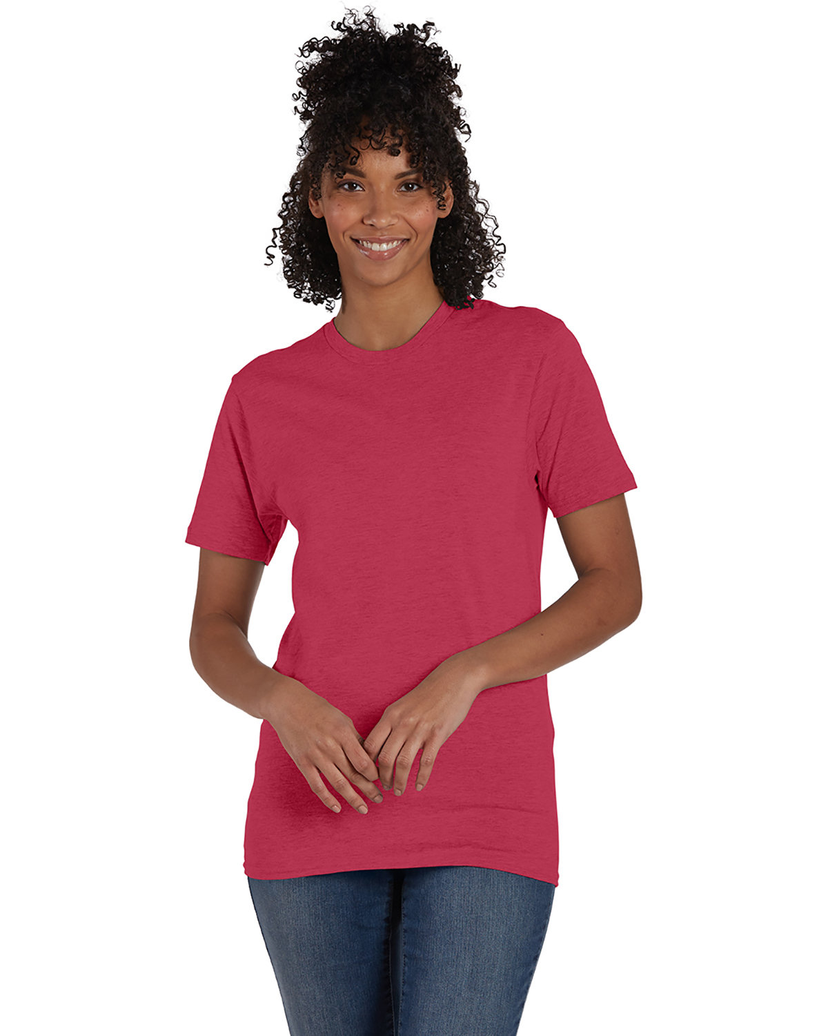 3 Pack Of Hanes 4980 Unisex Short Sleeve Lightweight Perfect-T Stylish T-Shirt - Picture 22 of 53