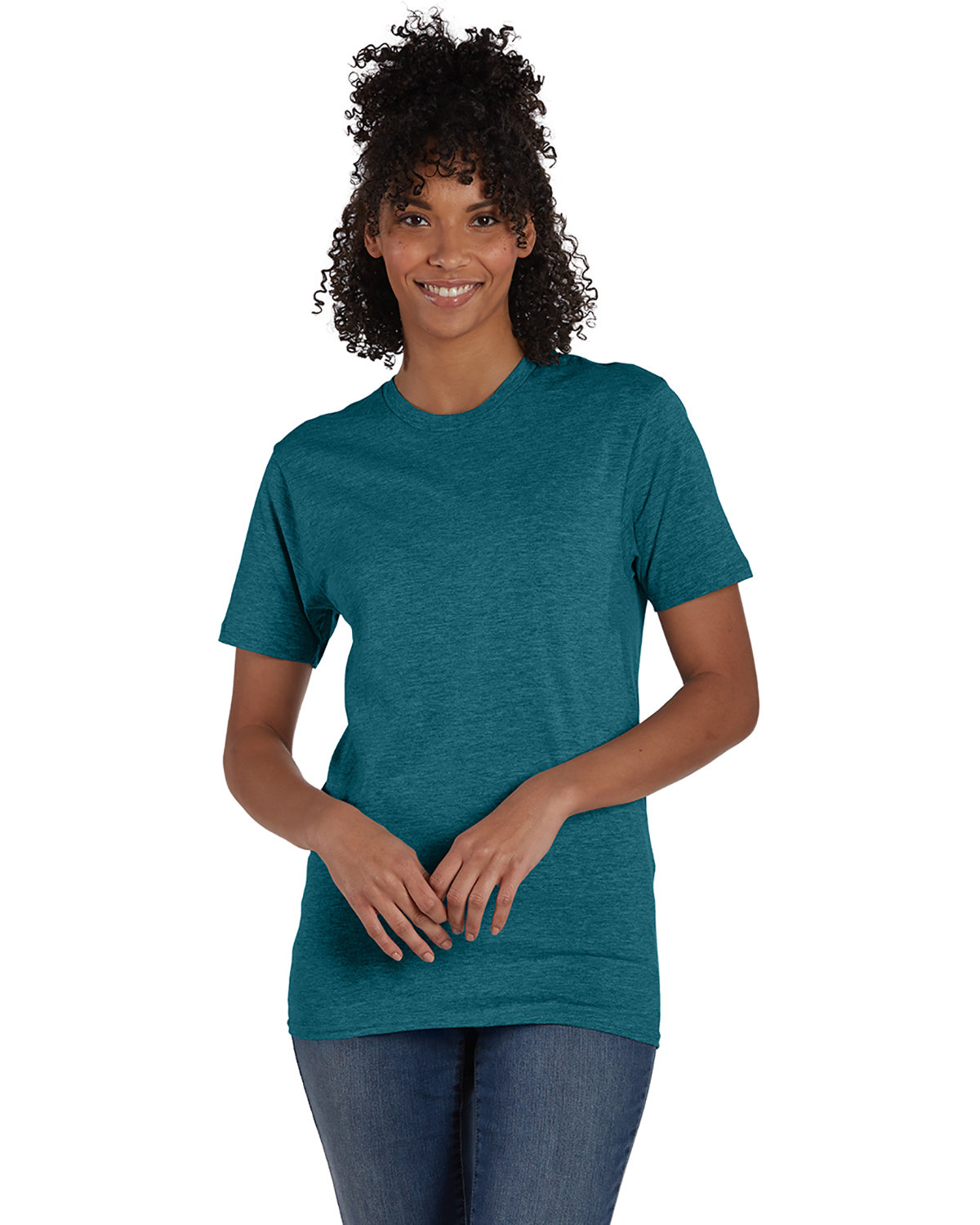3 Pack Of Hanes 4980 Unisex Short Sleeve Lightweight Perfect-T Stylish T-Shirt - Picture 24 of 53