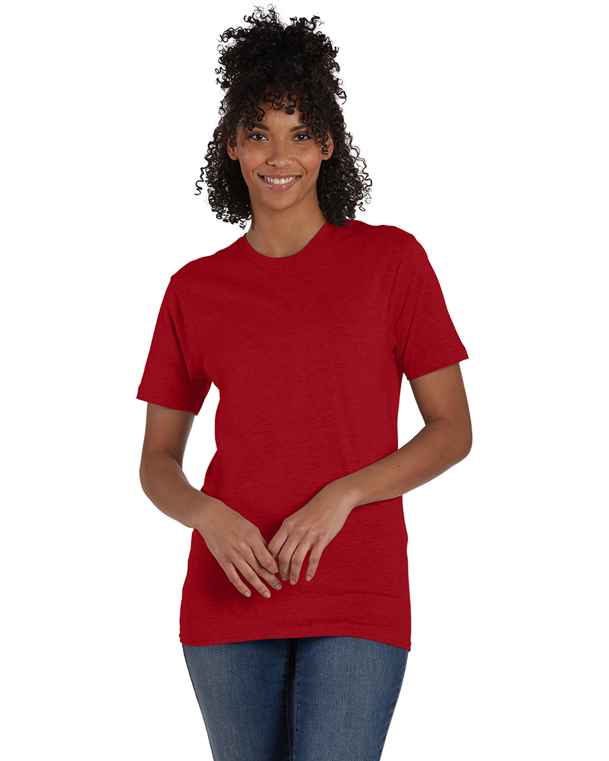 3 Pack Of Hanes 4980 Unisex Short Sleeve Lightweight Perfect-T Stylish T-Shirt - Picture 46 of 53