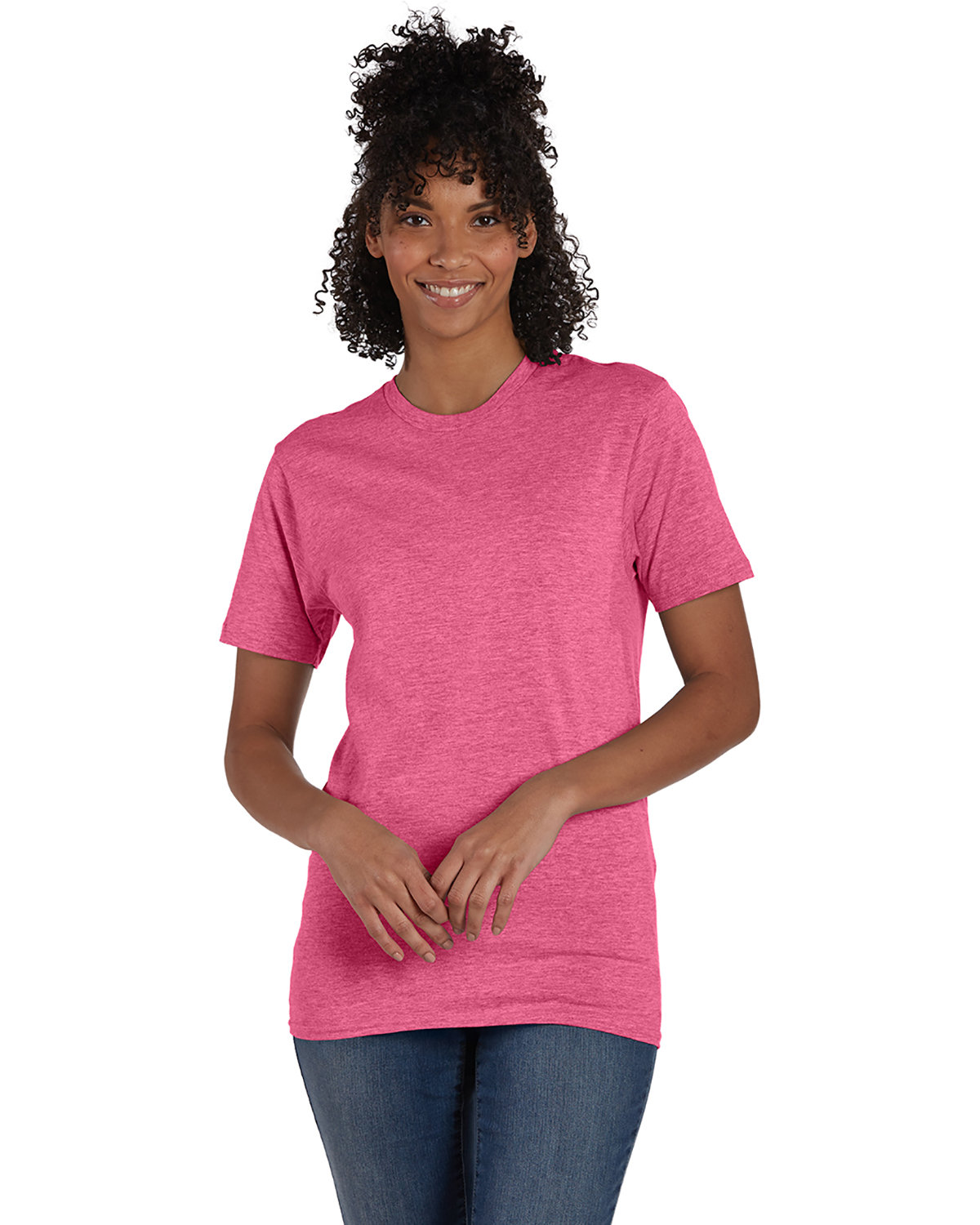 3 Pack Of Hanes 4980 Unisex Short Sleeve Lightweight Perfect-T Stylish T-Shirt - Picture 52 of 53