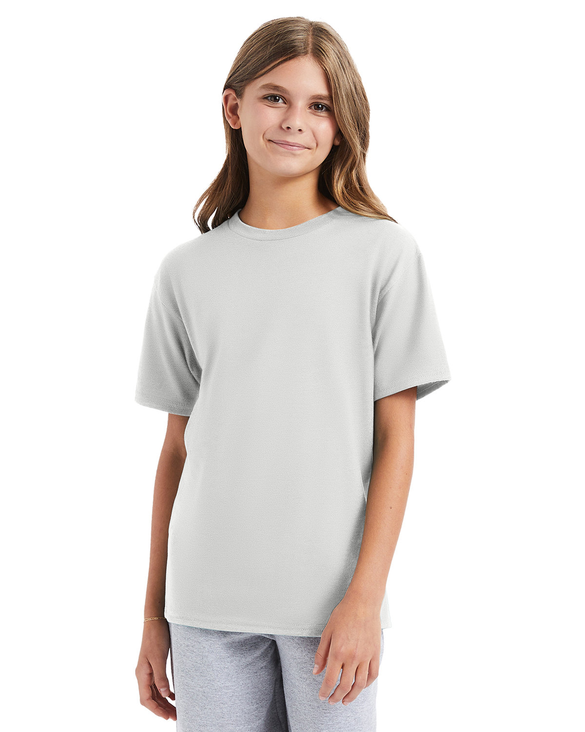 3 Pack Of Hanes 498Y Youth Tee Short Sleeve T Shirt Perfect-T Stylish T-Shirt - Picture 2 of 21