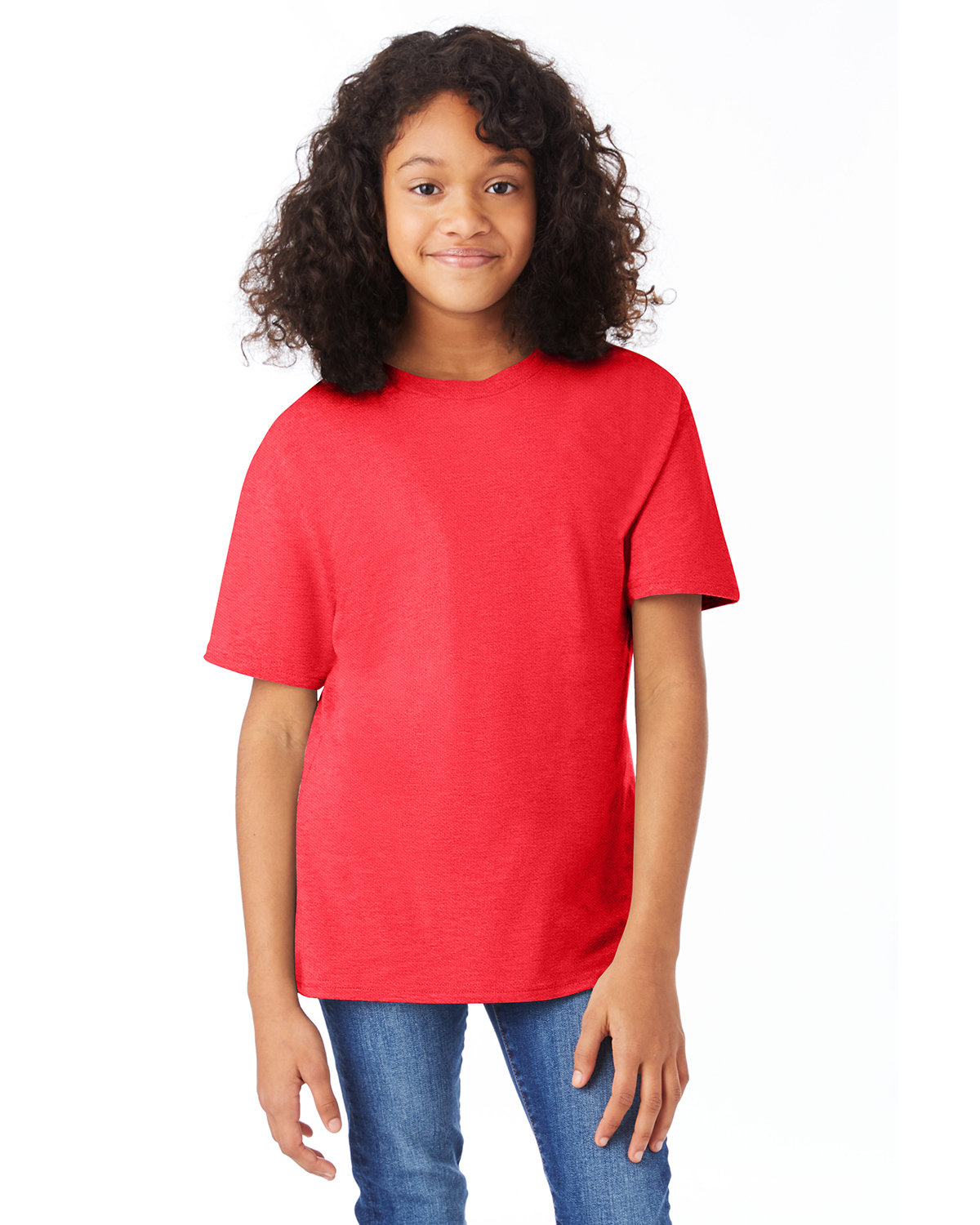 3 Pack Of Hanes 498Y Youth Tee Short Sleeve T Shirt Perfect-T Stylish T-Shirt - Picture 3 of 21