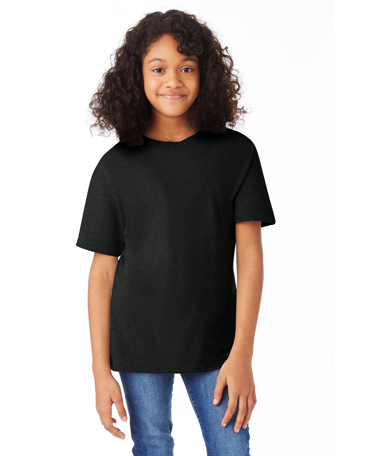 3 Pack Of Hanes 498Y Youth Tee Short Sleeve T Shirt Perfect-T Stylish T-Shirt - Picture 4 of 21