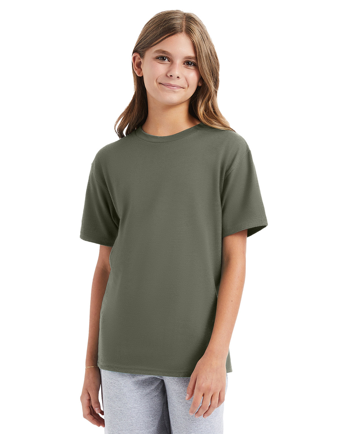 3 Pack Of Hanes 498Y Youth Tee Short Sleeve T Shirt Perfect-T Stylish T-Shirt - Picture 9 of 21