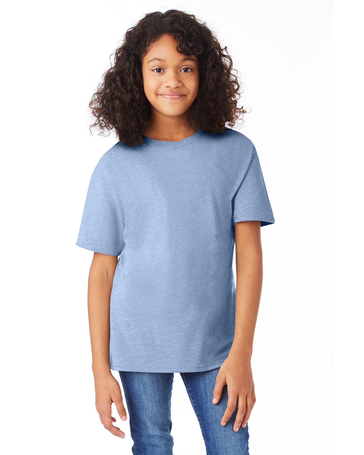 3 Pack Of Hanes 498Y Youth Tee Short Sleeve T Shirt Perfect-T Stylish T-Shirt - Picture 13 of 21