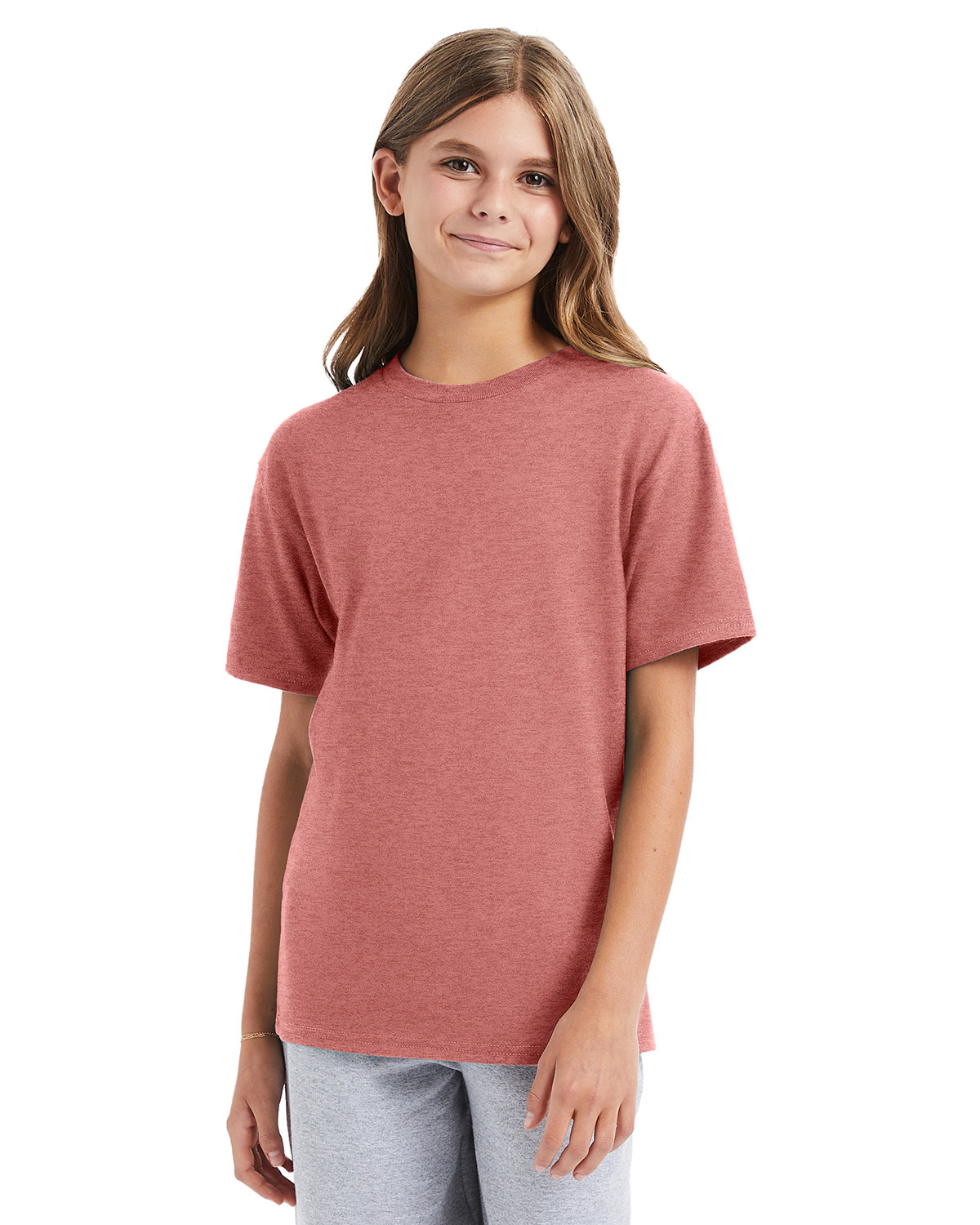 3 Pack Of Hanes 498Y Youth Tee Short Sleeve T Shirt Perfect-T Stylish T-Shirt - Picture 15 of 21