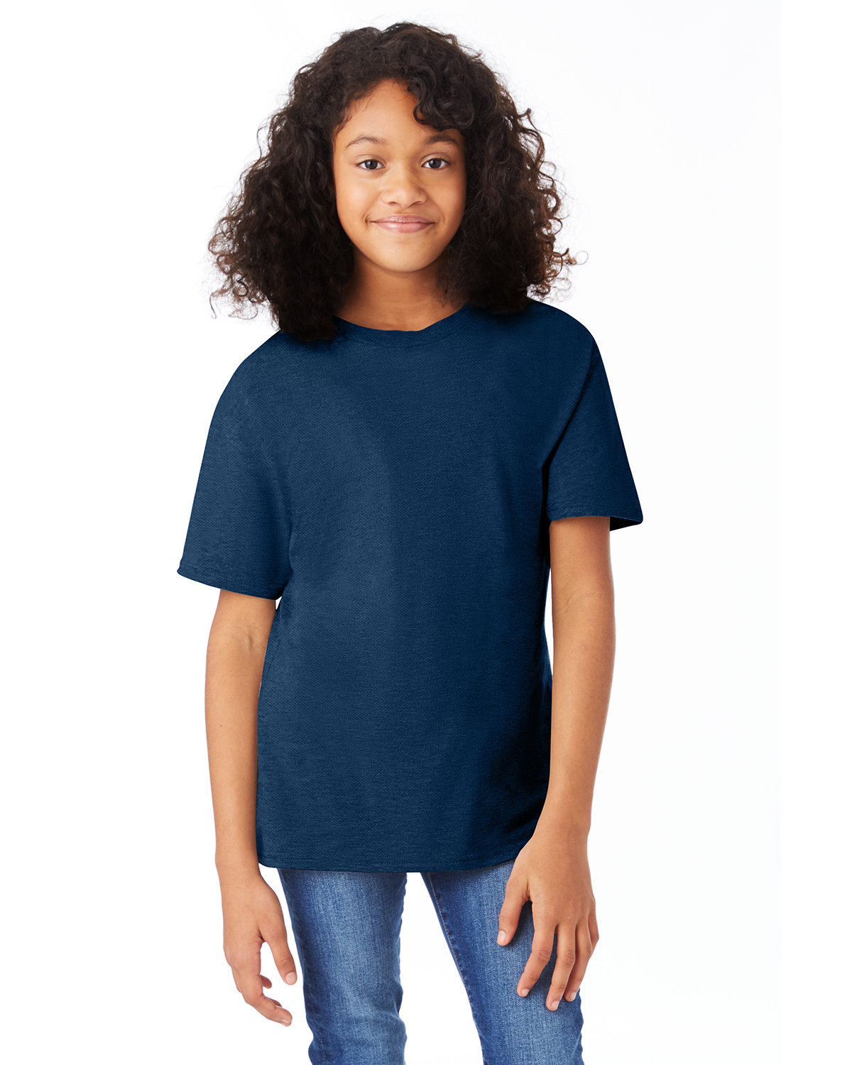 3 Pack Of Hanes 498Y Youth Tee Short Sleeve T Shirt Perfect-T Stylish T-Shirt - Picture 16 of 21