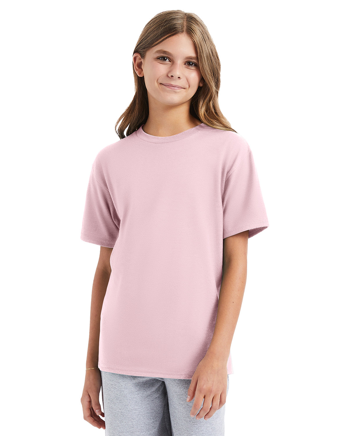 3 Pack Of Hanes 498Y Youth Tee Short Sleeve T Shirt Perfect-T Stylish T-Shirt - Picture 18 of 21