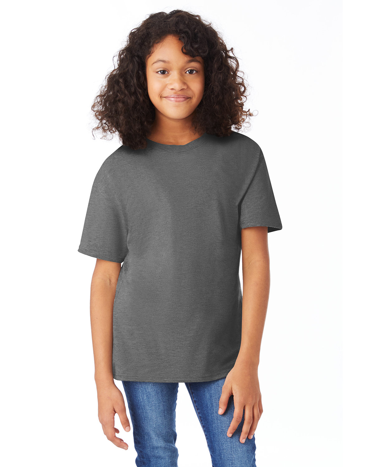 3 Pack Of Hanes 498Y Youth Tee Short Sleeve T Shirt Perfect-T Stylish T-Shirt - Picture 19 of 21