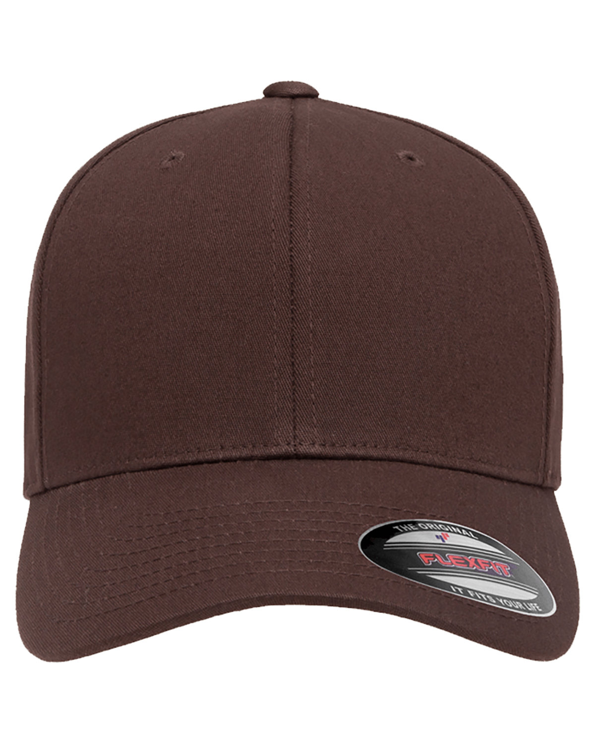 Flexfit 5001 Adult 6-Panel Mid Profile Hat Value Cotton Twill Cap