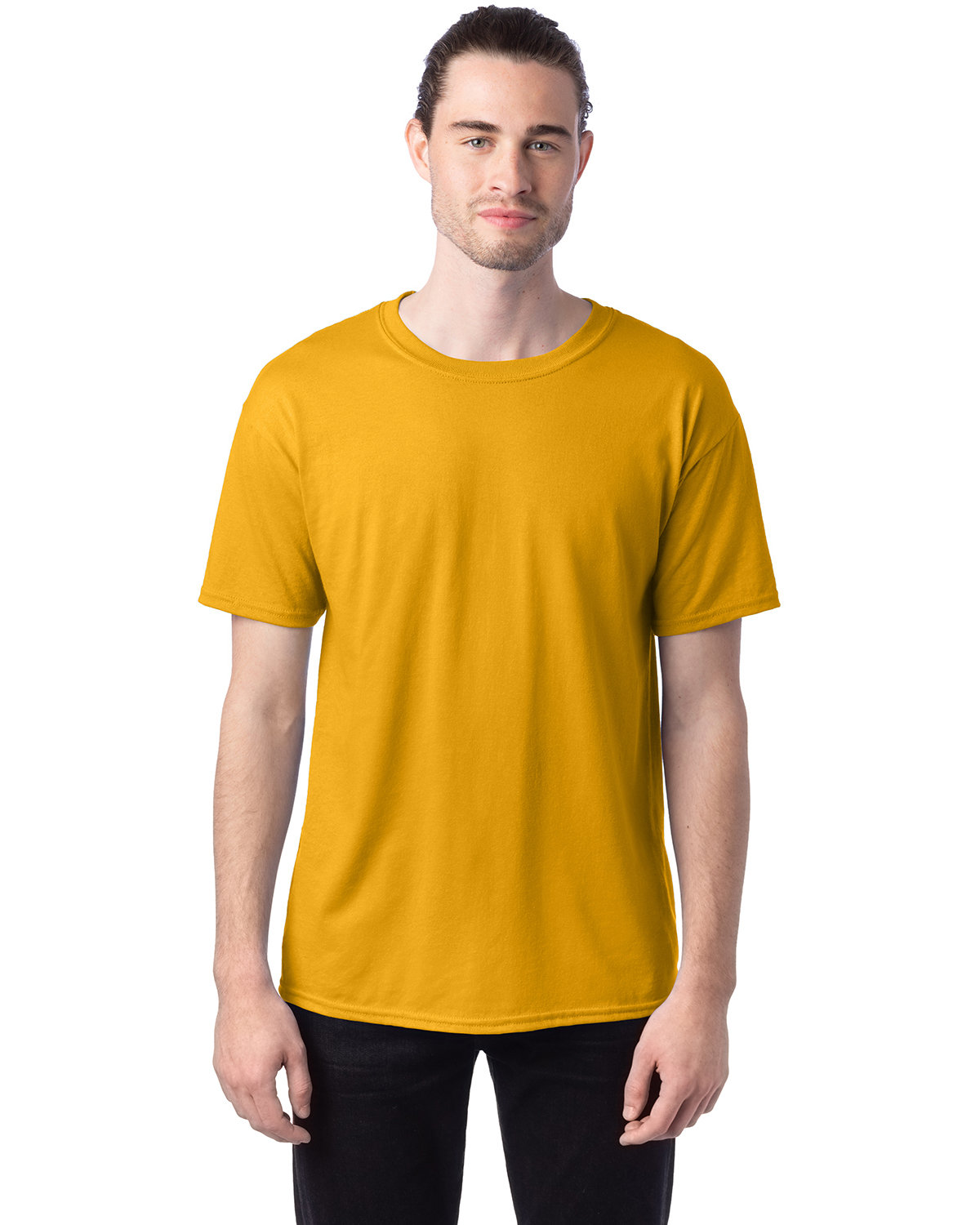 10 Pack Of Hanes 5170 Unisex USA Grown Cotton/Poly Tee Ecosmart Stylish T-Shirt - Picture 9 of 29