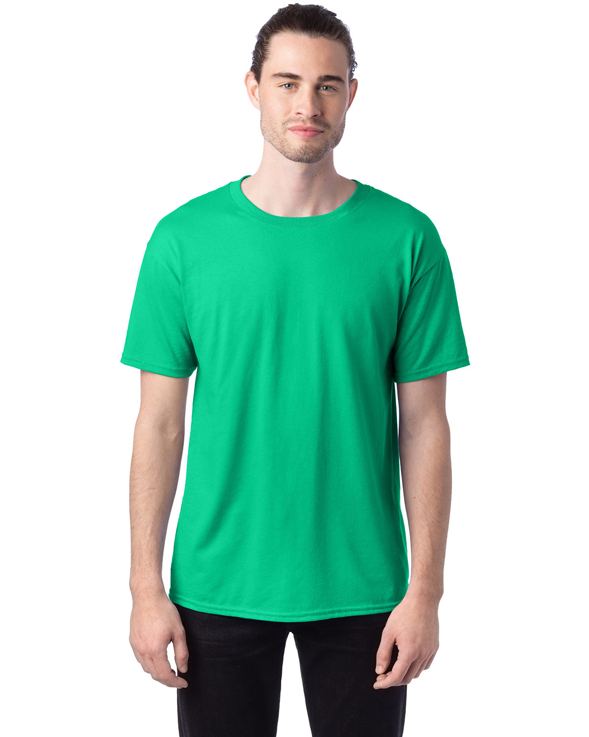 10 Pack Of Hanes 5170 Unisex USA Grown Cotton/Poly Tee Ecosmart Stylish T-Shirt - Picture 15 of 29