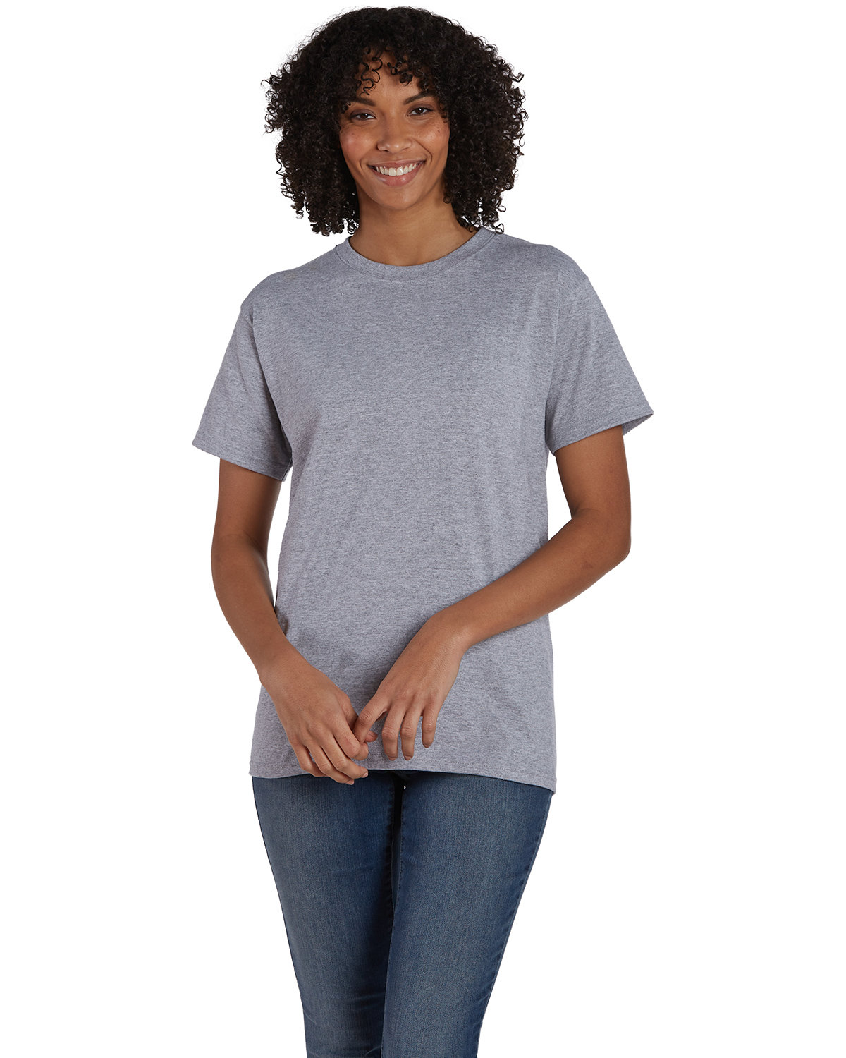 10 Pack Of Hanes 5170 Unisex USA Grown Cotton/Poly Tee Ecosmart Stylish T-Shirt - Picture 17 of 29