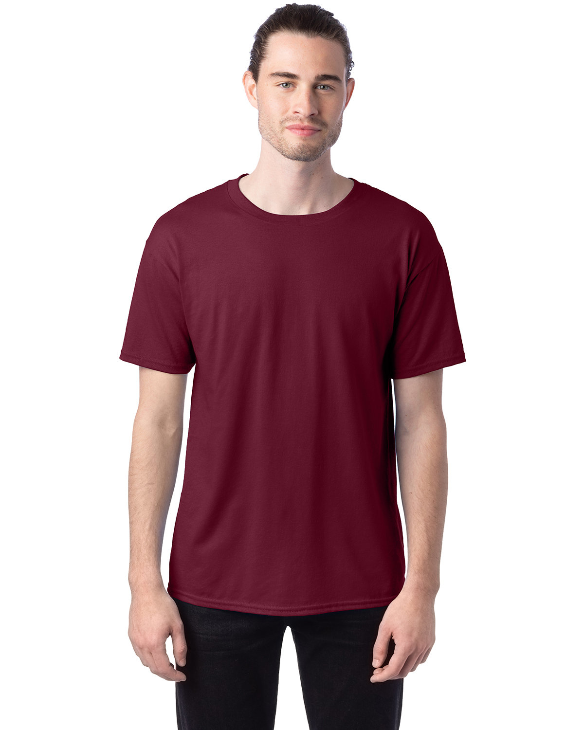 10 Pack Of Hanes 5170 Unisex USA Grown Cotton/Poly Tee Ecosmart Stylish T-Shirt - Picture 19 of 29