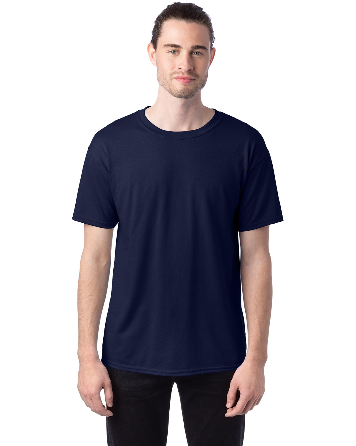 10 Pack Of Hanes 5170 Unisex USA Grown Cotton/Poly Tee Ecosmart Stylish T-Shirt - Picture 20 of 29