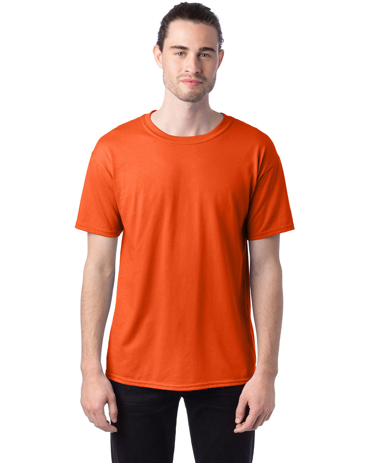 10 Pack Of Hanes 5170 Unisex USA Grown Cotton/Poly Tee Ecosmart Stylish T-Shirt - Picture 21 of 29