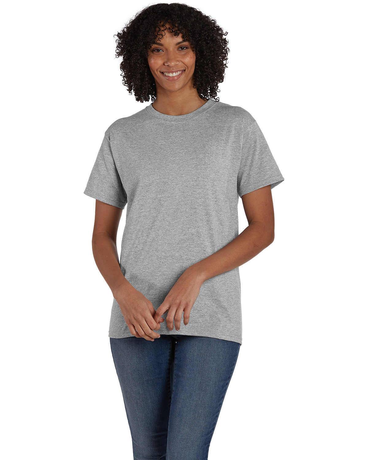 10 Pack Of Hanes 5170 Unisex USA Grown Cotton/Poly Tee Ecosmart Stylish T-Shirt - Picture 22 of 29