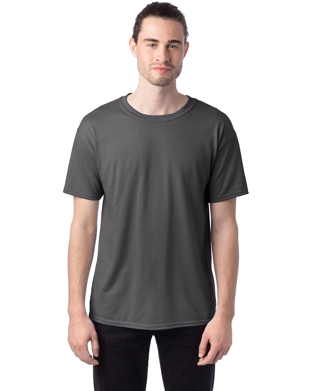 10 Pack Of Hanes 5170 Unisex USA Grown Cotton/Poly Tee Ecosmart Stylish T-Shirt - Picture 26 of 29