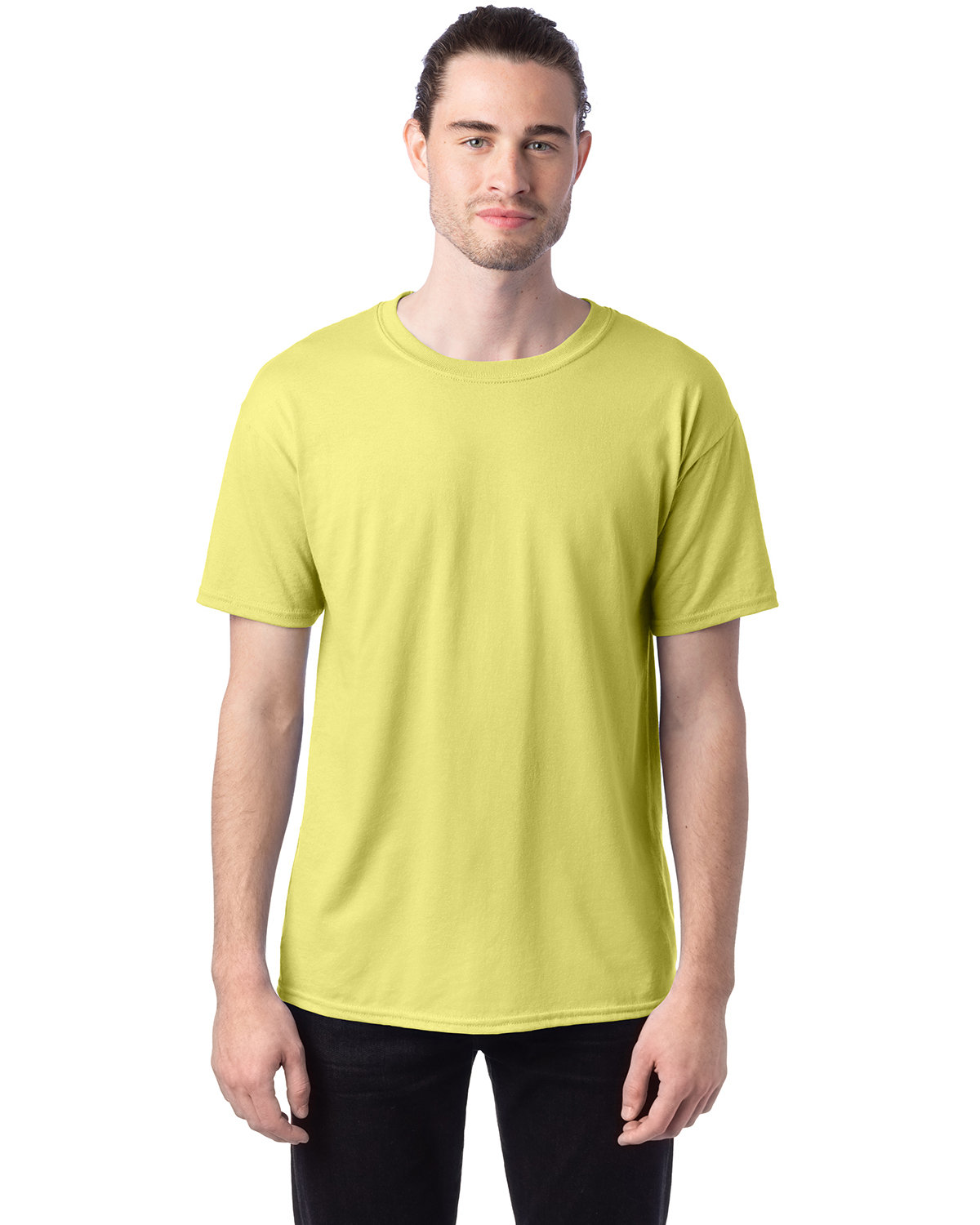 10 Pack Of Hanes 5170 Unisex USA Grown Cotton/Poly Tee Ecosmart Stylish T-Shirt - Picture 29 of 29
