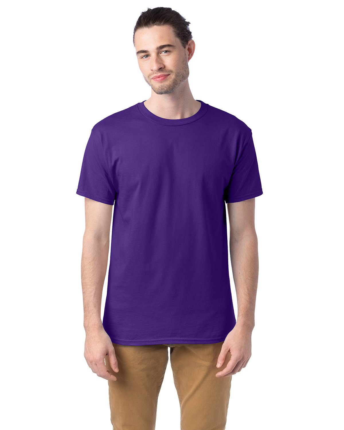 5 Pack Of Hanes 5280 Adult Essential Short Sleeve T Shirt Stylish T-Shirt - Picture 7 of 46