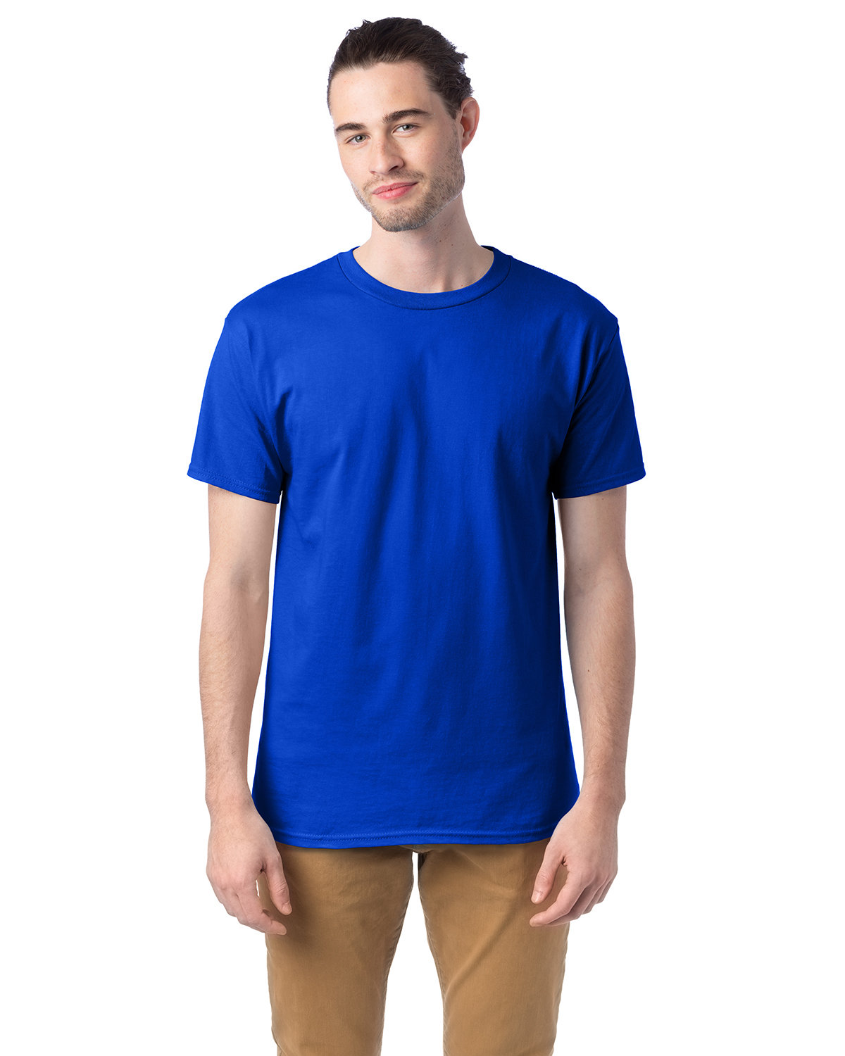 5 Pack Of Hanes 5280 Adult Essential Short Sleeve T Shirt Stylish T-Shirt - Picture 9 of 46