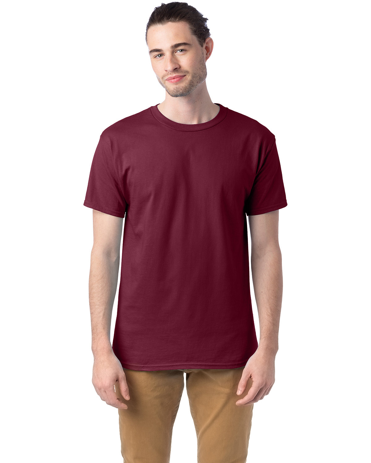 5 Pack Of Hanes 5280 Adult Essential Short Sleeve T Shirt Stylish T-Shirt - Picture 29 of 46
