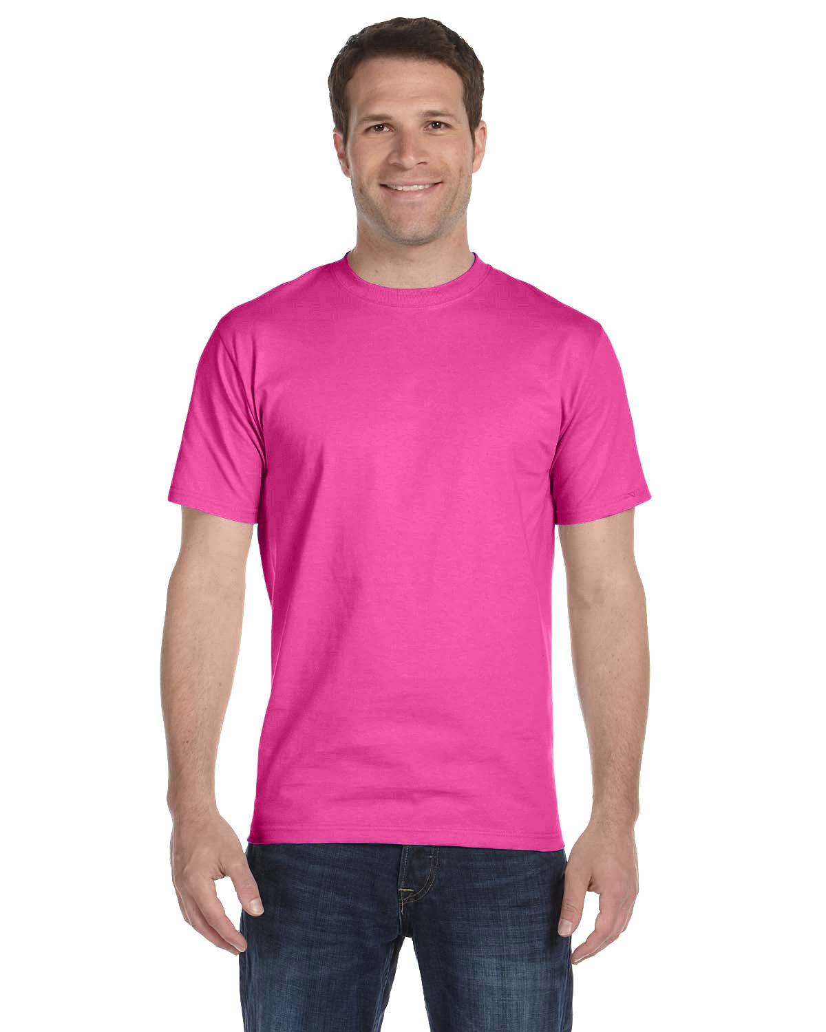 5 Pack Of Hanes 5280 Adult Essential Short Sleeve T Shirt Stylish T-Shirt - Picture 45 of 46