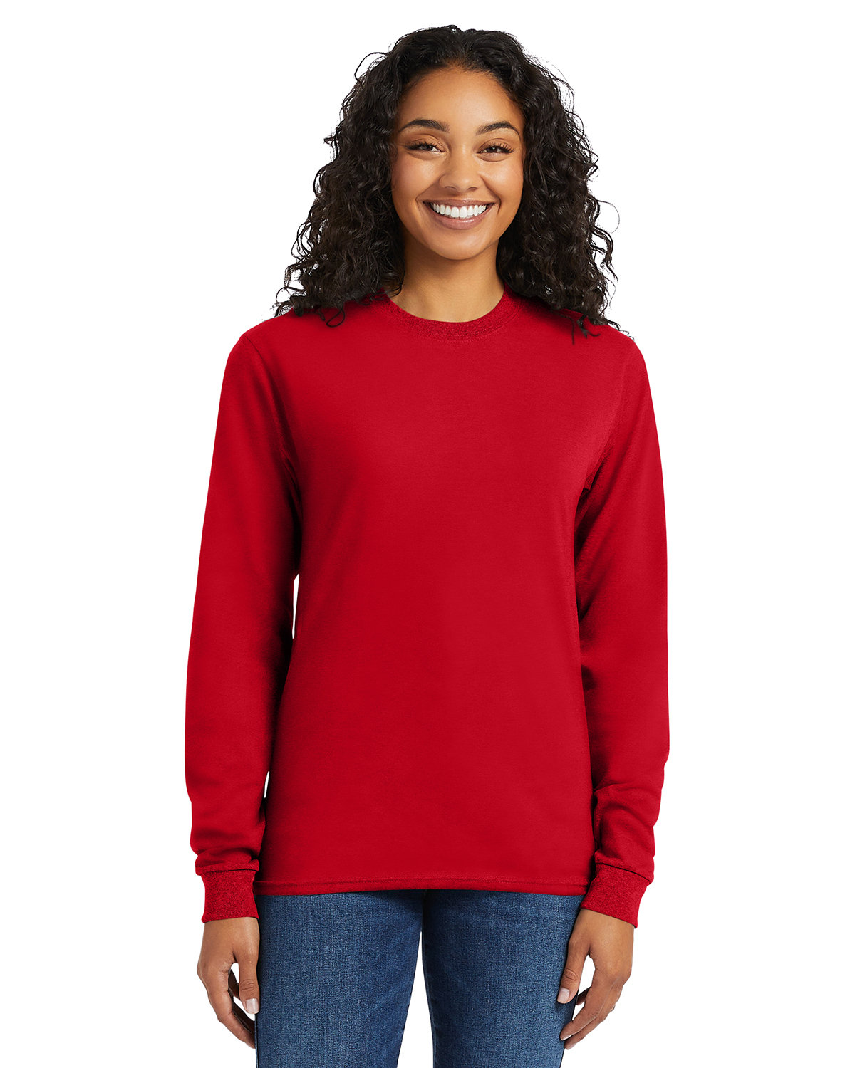 3 Pack Of Hanes 5286 Men's ComfortSoft Long Sleeve T Shirt Stylish T-Shirt - Picture 8 of 24