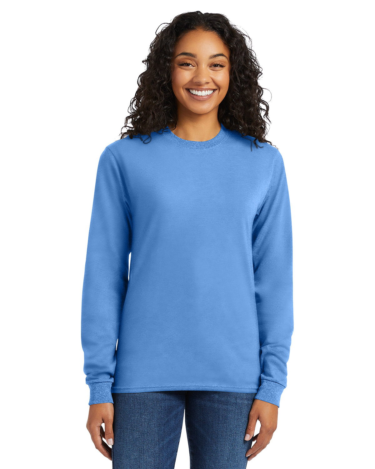 3 Pack Of Hanes 5286 Men's ComfortSoft Long Sleeve T Shirt Stylish T-Shirt - Picture 14 of 24