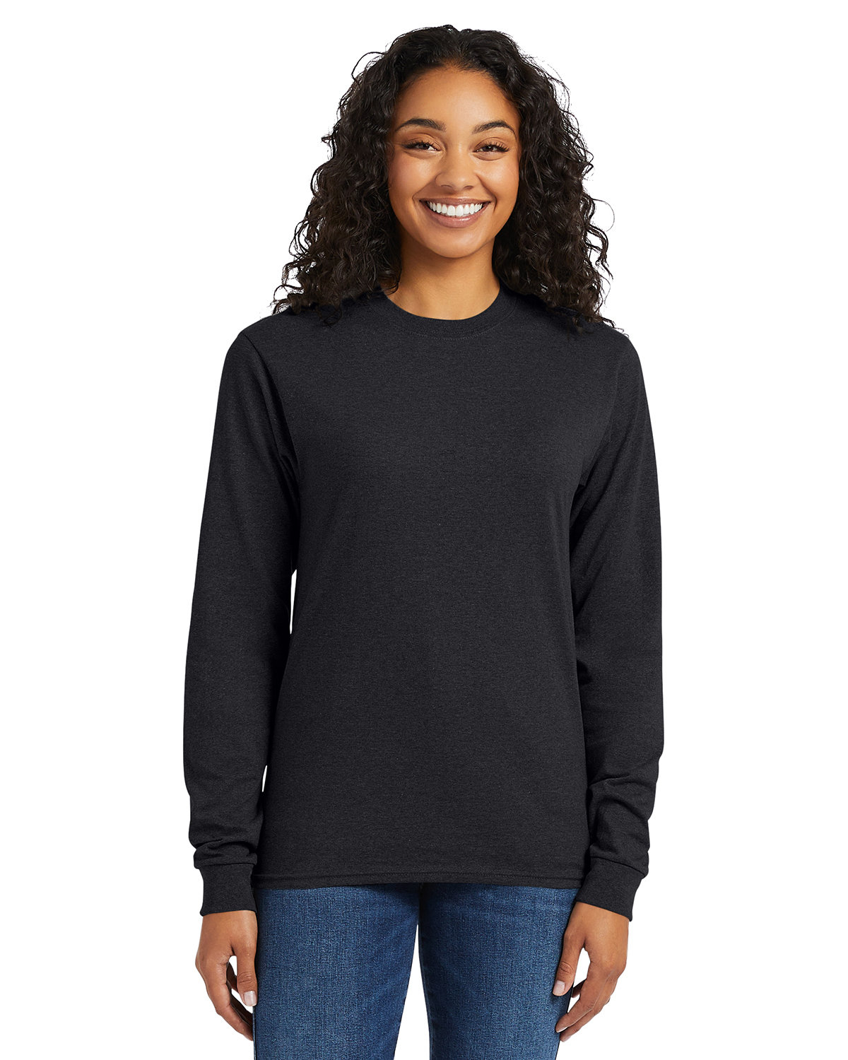 3 Pack Of Hanes 5286 Men's ComfortSoft Long Sleeve T Shirt Stylish T-Shirt - Picture 15 of 24