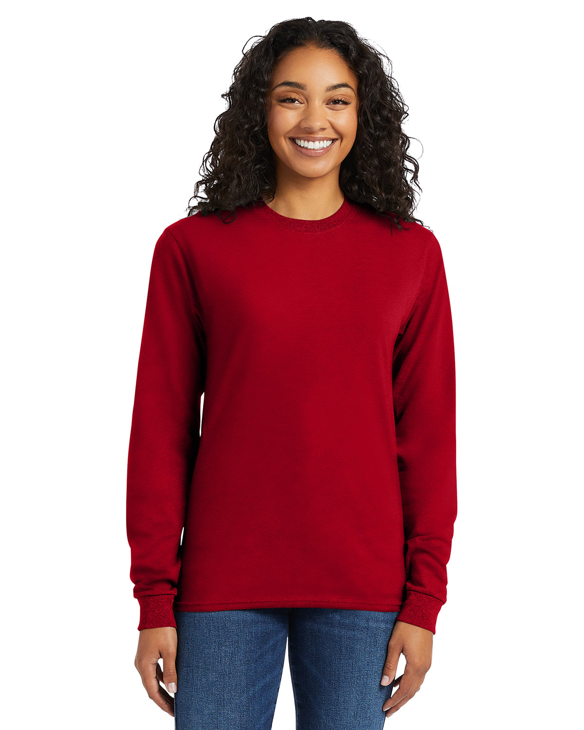 3 Pack Of Hanes 5286 Men's ComfortSoft Long Sleeve T Shirt Stylish T-Shirt - Picture 16 of 24