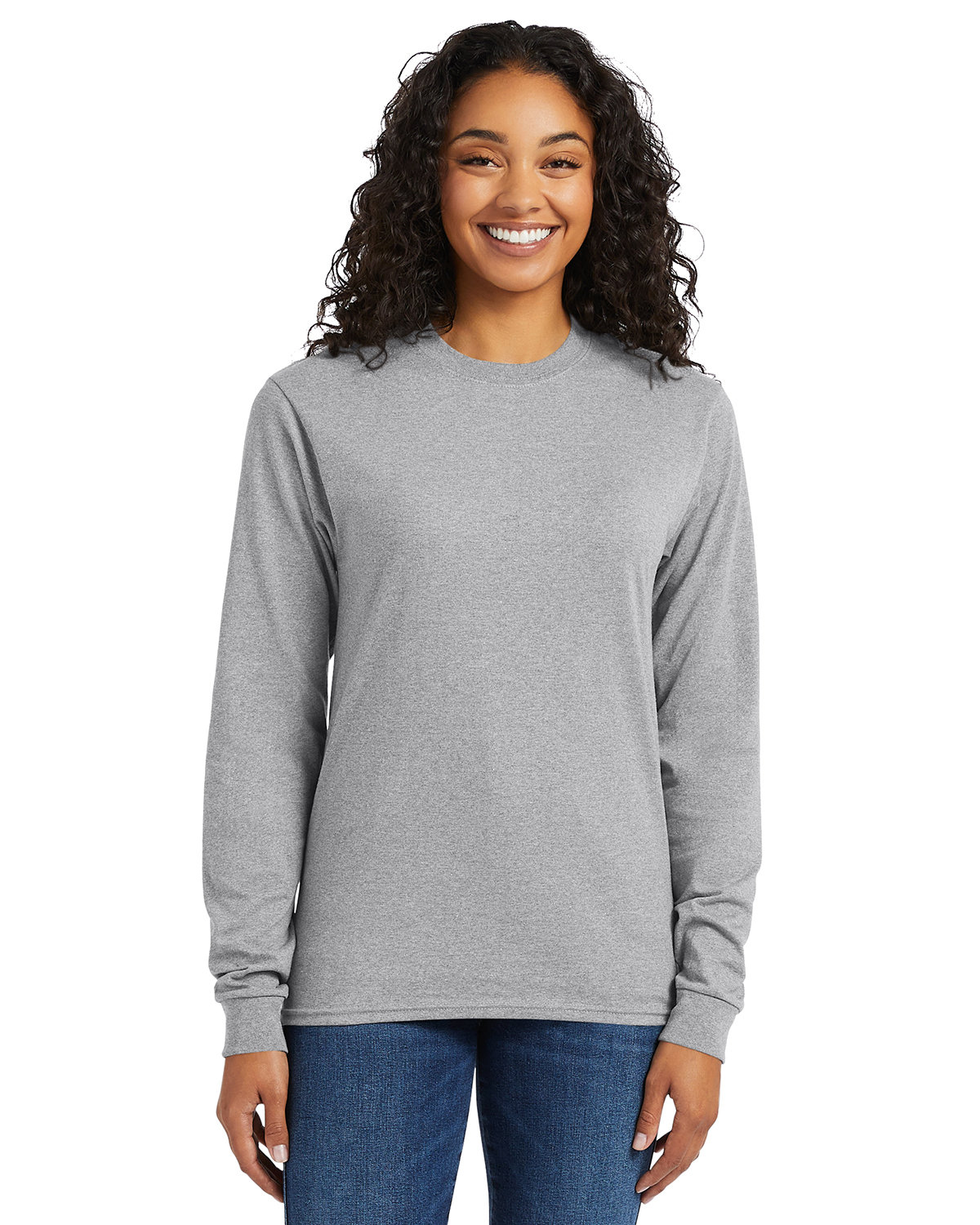 3 Pack Of Hanes 5286 Men's ComfortSoft Long Sleeve T Shirt Stylish T-Shirt - Picture 18 of 24