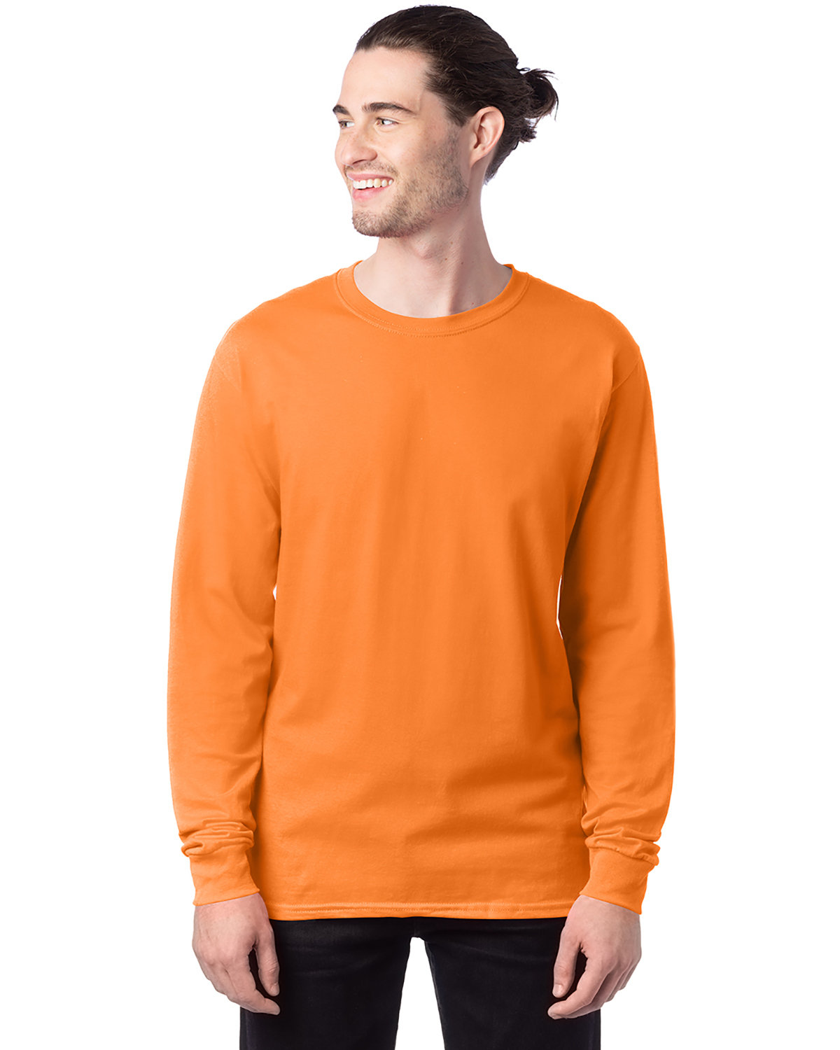 3 Pack Of Hanes 5286 Men's ComfortSoft Long Sleeve T Shirt Stylish T-Shirt - Picture 22 of 24