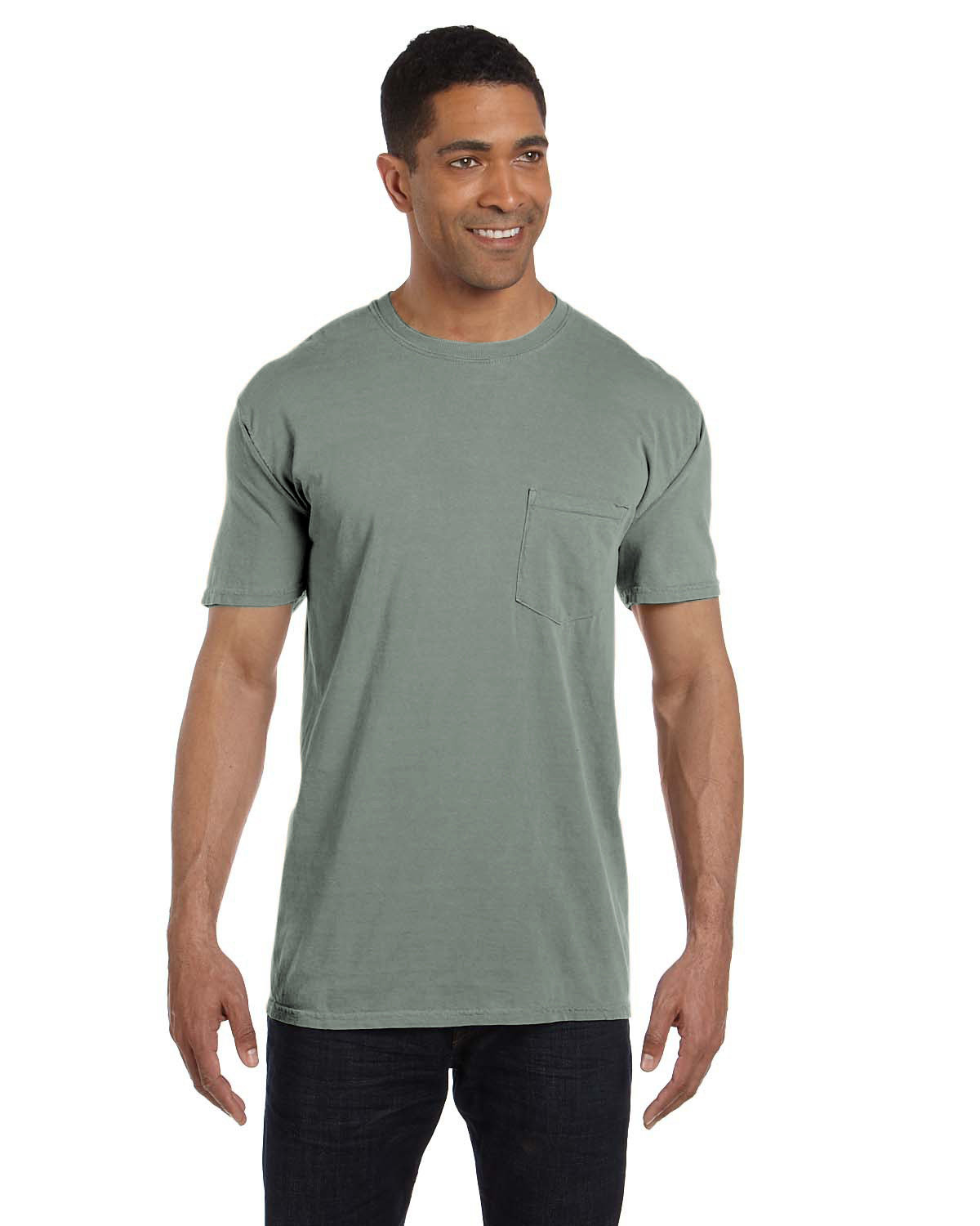 Comfort Colors 6030CC Adult 100% Ring Spun Cotton Heavyweight RS Pocket T-Shirt