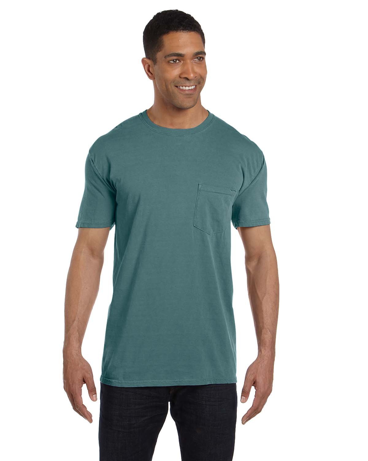 Comfort Colors 6030CC Adult 100% Ring Spun Cotton Heavyweight RS Pocket T-Shirt