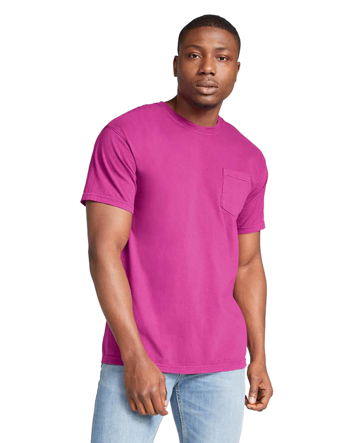 Comfort Colors 6030CC Adult 100% Ring Spun Cotton Heavyweight RS Pocket T-Shirt