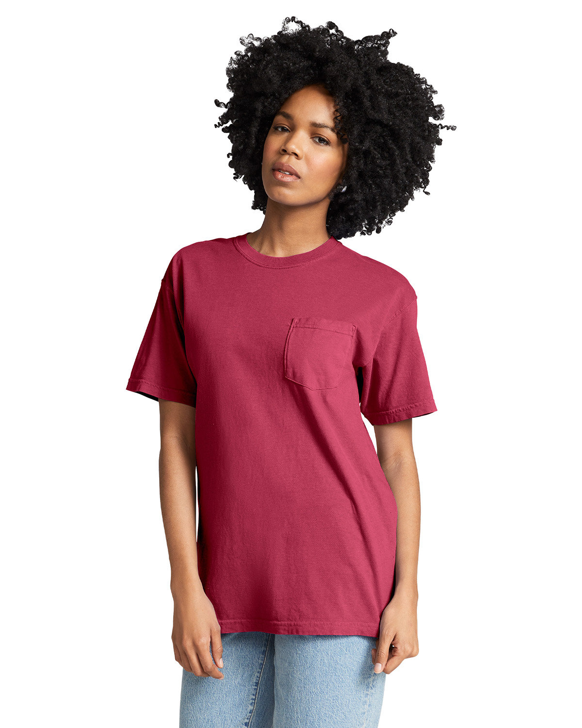 Comfort Colors 6030CC Adult 100% Ring Spun Cotton Heavyweight RS Pocket T-Shirt