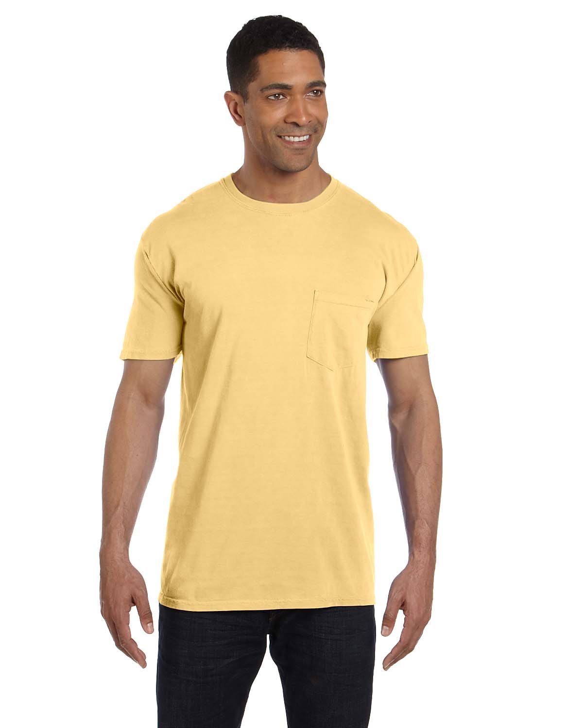 Comfort Colors 6030CC Adult 100% Ring Spun Cotton Heavyweight RS Pocket T-Shirt