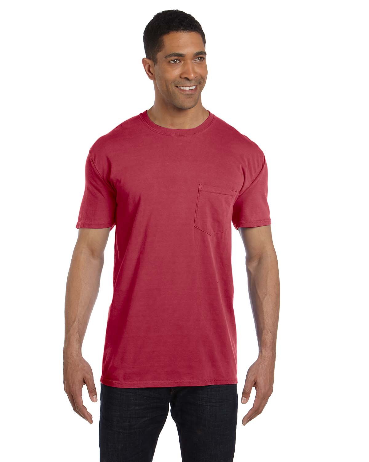 Comfort Colors 6030CC Adult 100% Ring Spun Cotton Heavyweight RS Pocket T-Shirt