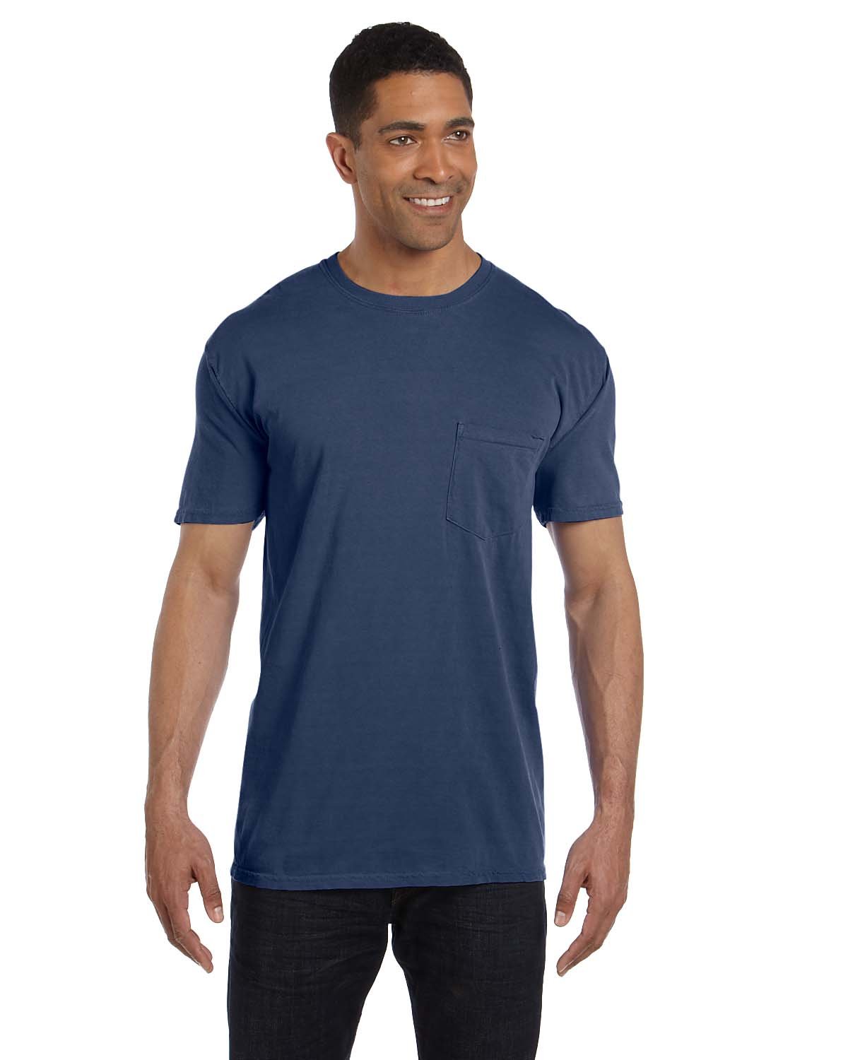 Comfort Colors 6030CC Adult 100% Ring Spun Cotton Heavyweight RS Pocket T-Shirt