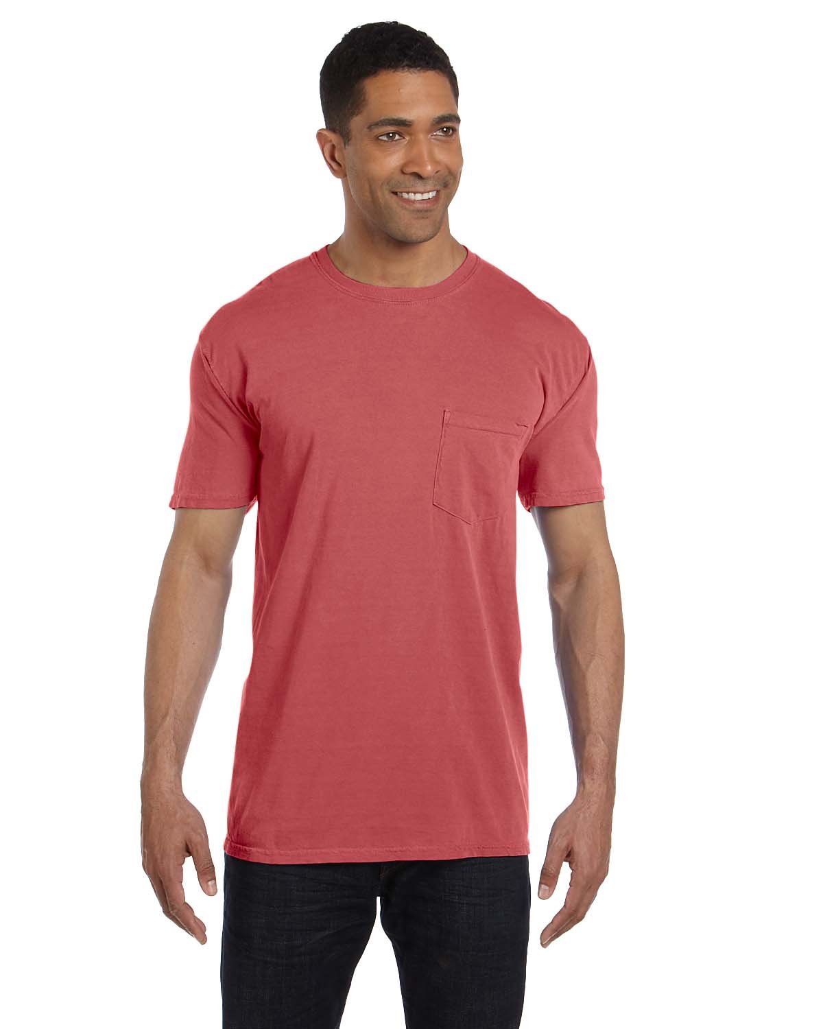 Comfort Colors 6030CC Adult 100% Ring Spun Cotton Heavyweight RS Pocket T-Shirt