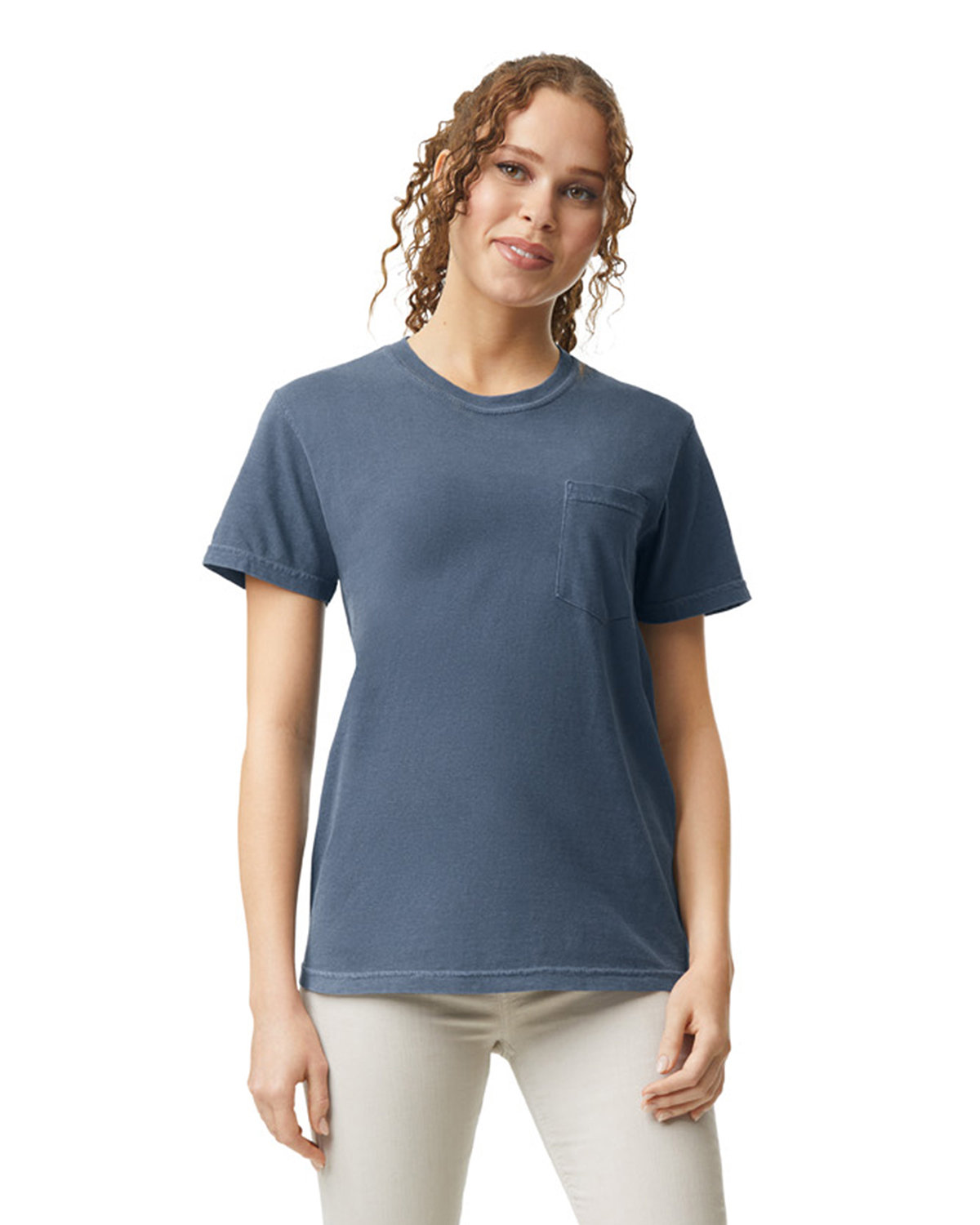 Comfort Colors 6030CC Adult 100% Ring Spun Cotton Heavyweight RS Pocket T-Shirt