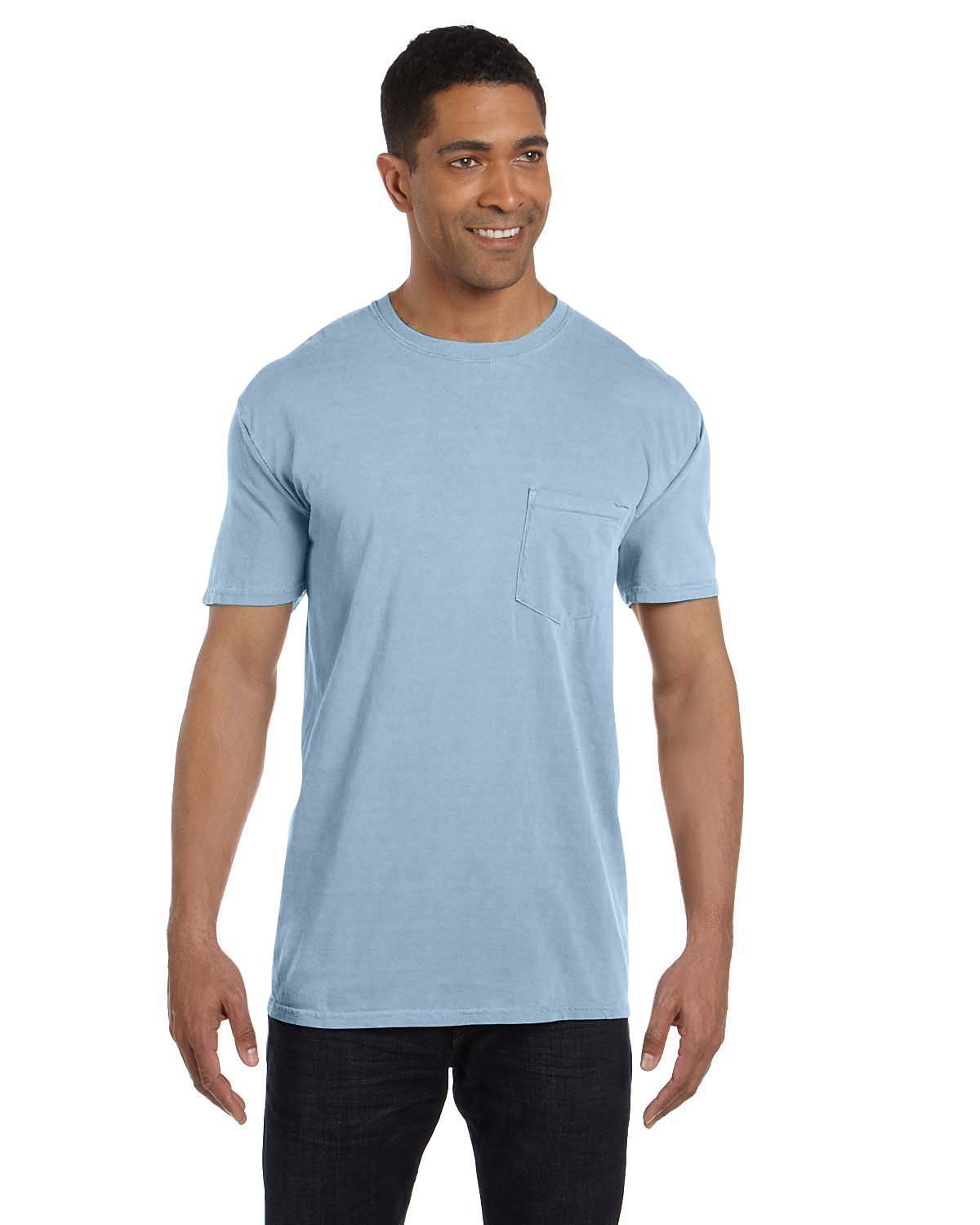 Comfort Colors 6030CC Adult 100% Ring Spun Cotton Heavyweight RS Pocket T-Shirt