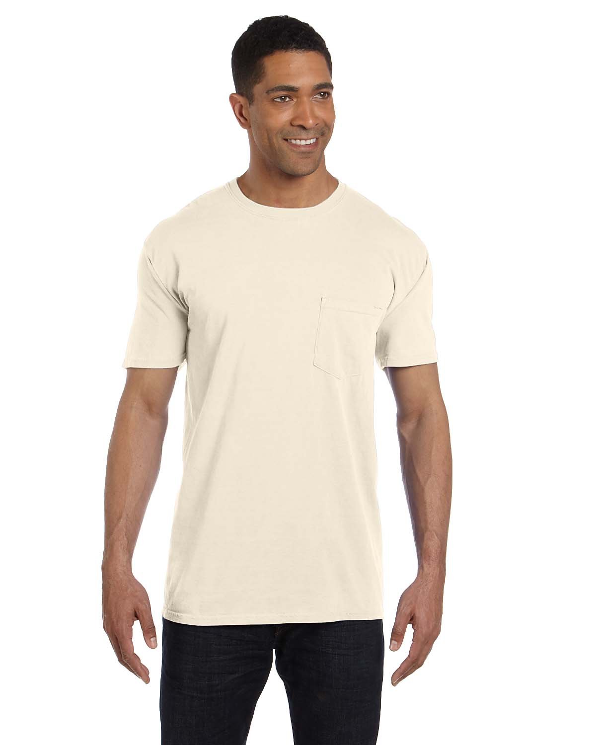 Comfort Colors 6030CC Adult 100% Ring Spun Cotton Heavyweight RS Pocket T-Shirt