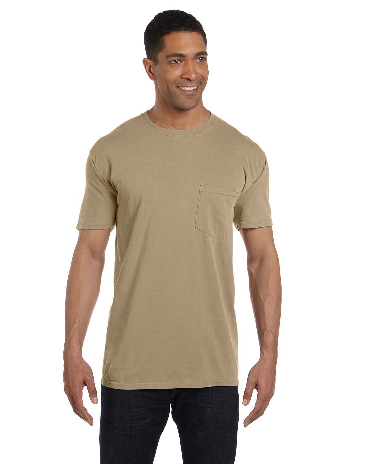 Comfort Colors 6030CC Adult 100% Ring Spun Cotton Heavyweight RS Pocket T-Shirt