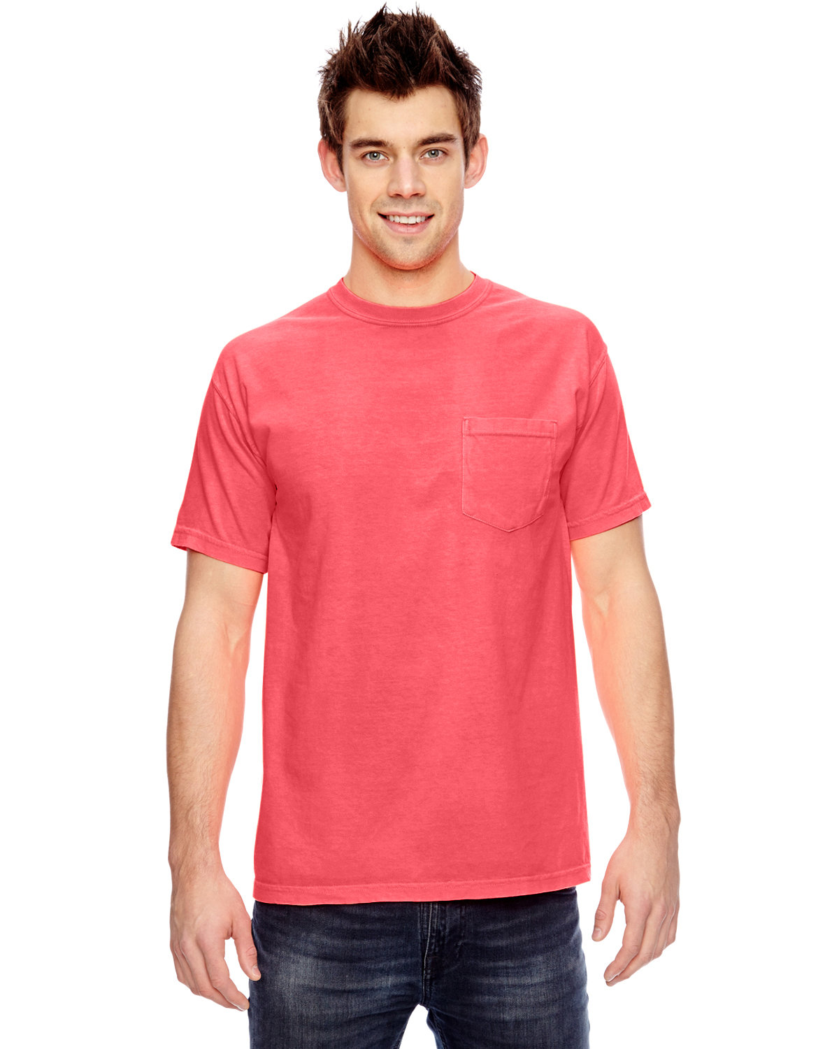 Comfort Colors 6030CC Adult 100% Ring Spun Cotton Heavyweight RS Pocket T-Shirt