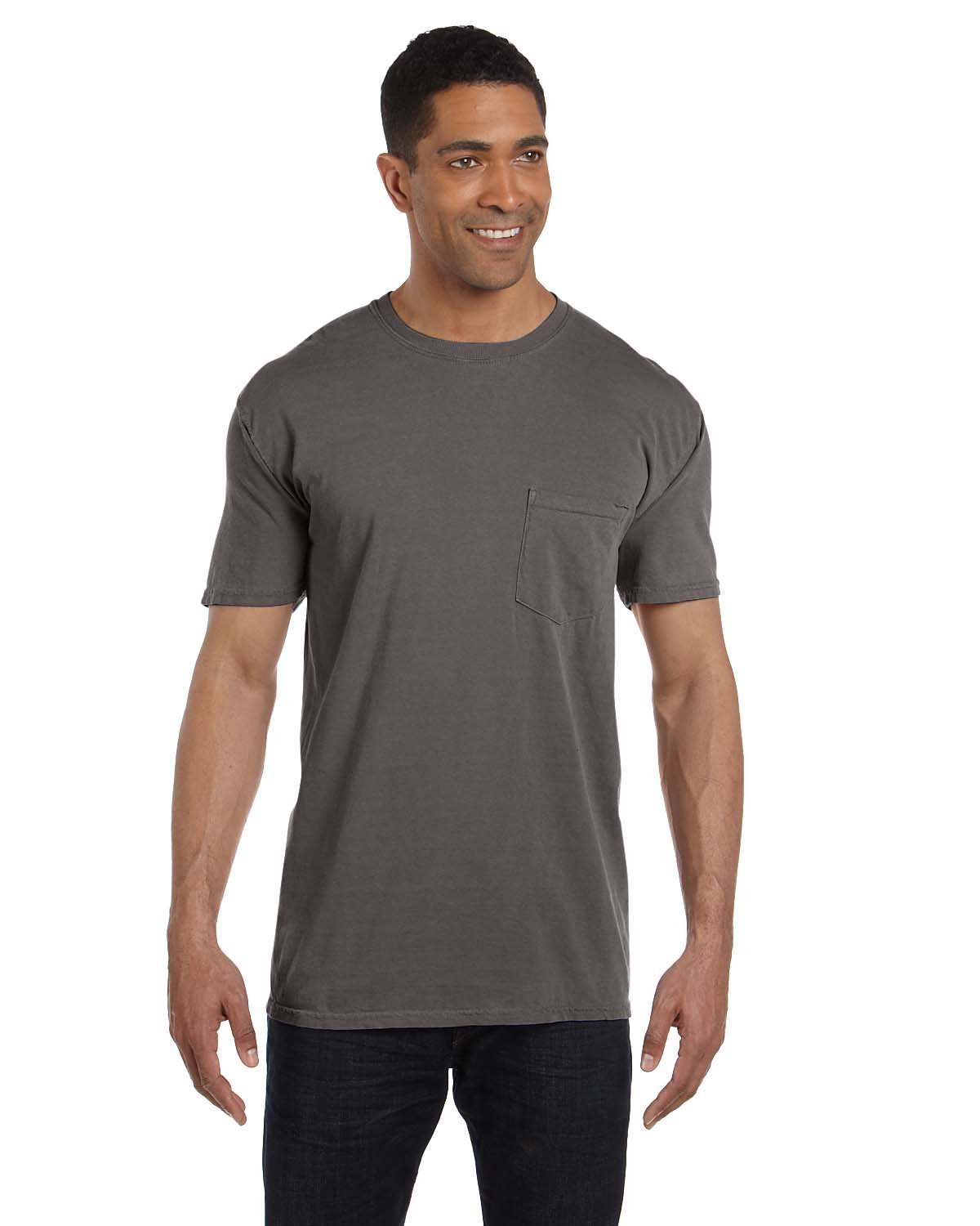 Comfort Colors 6030CC Adult 100% Ring Spun Cotton Heavyweight RS Pocket T-Shirt